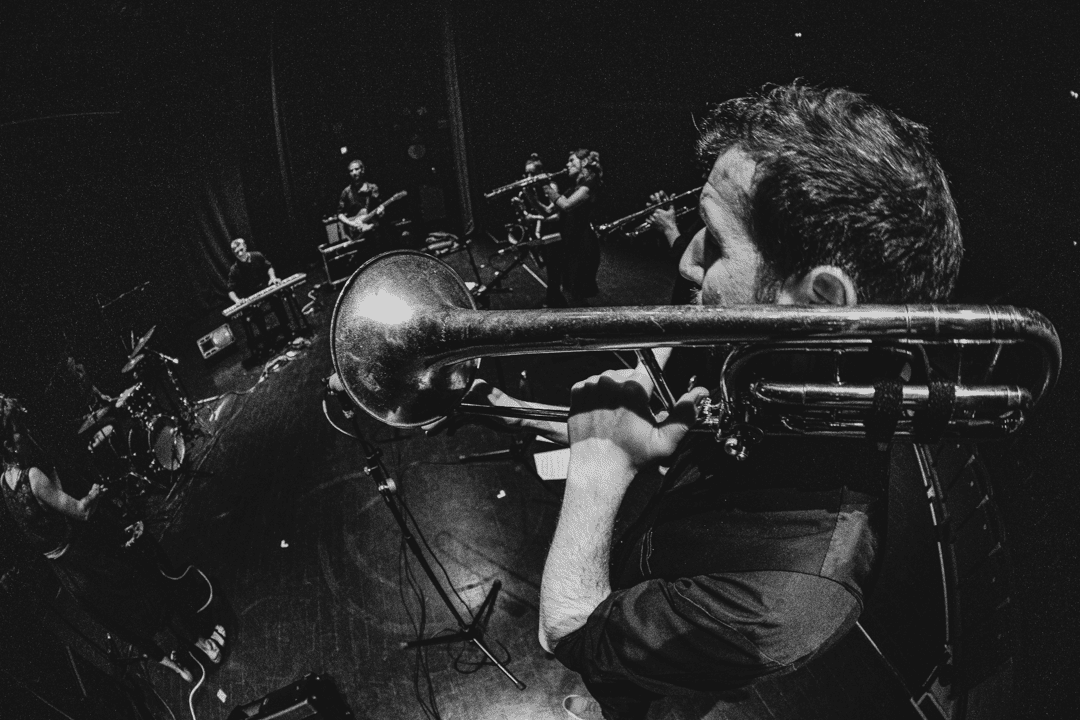 Photo 2ble Barrel - Renaud Perrot au trombone - copyright Cedrick Nöt